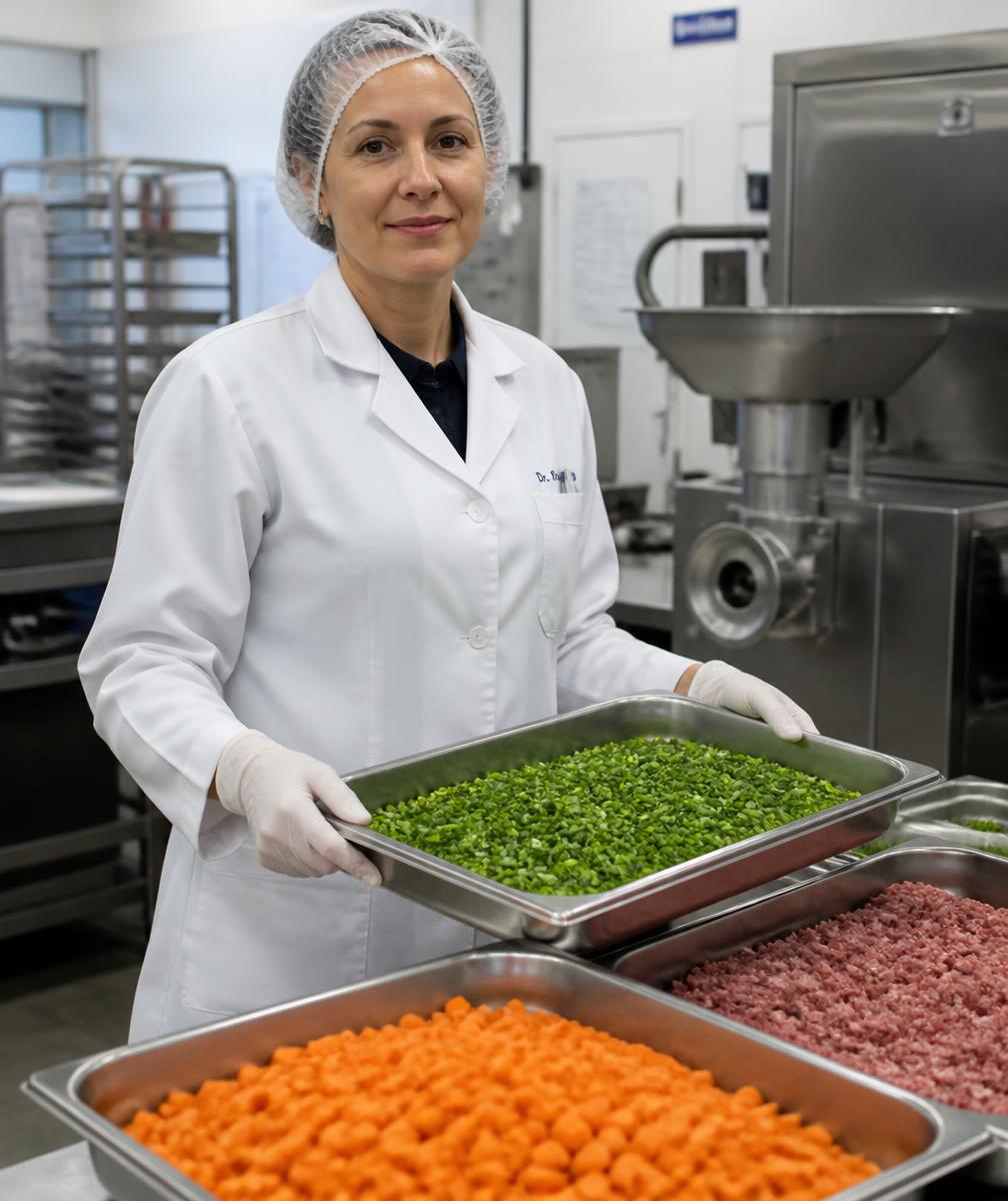 Cozinha própria com preparo de dieta natural